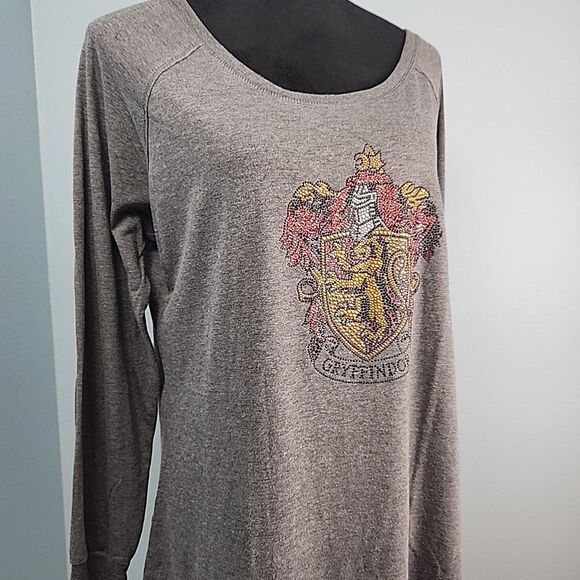 Universal Studios Gryffindor Harry Potter Rhinestone Studded Shirt Size XL - Picture 4 of 8